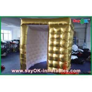 Inflatable Photo Booth Rental 2.5m X 2.5m X 2.5m Golden Inflatable Photo Booth