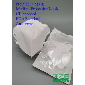 Latex Free Medical Protective Mask Excellent Bacterial Filtration Properties