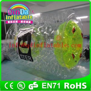 Cheap QinDa Inflatable Water Rolling Ball inflatables roller roller coaster for sale