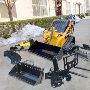 Cheap Customizable Skid Steer Loader with Hydraulic Attachments for Diverse Job Sites Skid Steer Loader for sale
