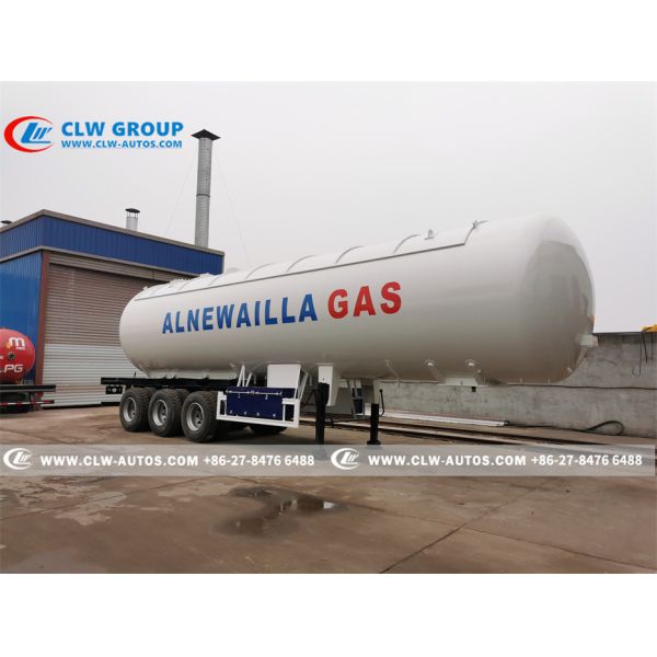 Quality 54M3 SA516GR70 Tank Semi Trailer For LPG Transport wholesale