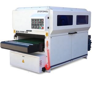 China 20m/Min Door Cabinet Wood Polishing Machine Brushing Polish Sander Machine on sale