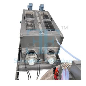 12000L/H Dewatering Screw Press Machine 40kg/H Multi Plate Screw Press