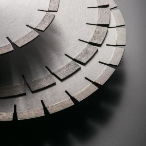 350mm Laser Welding Diamond Saw Blade for Marble Ceramic Ti-Coated Edge Height 0