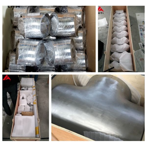 ASME Gr2 Titanium Reducing Elbow For Pipe Fitting Connection