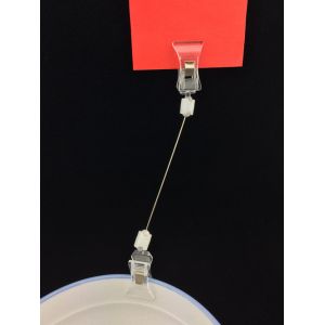 Promotion Plastic POP Display Clip ABS , Hanging Display Clips For Poster