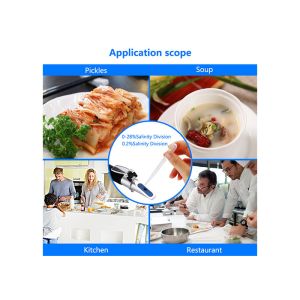 0-28% Salinity Specific Gravity Refractometer For Fruit Juices / Soft Drinks