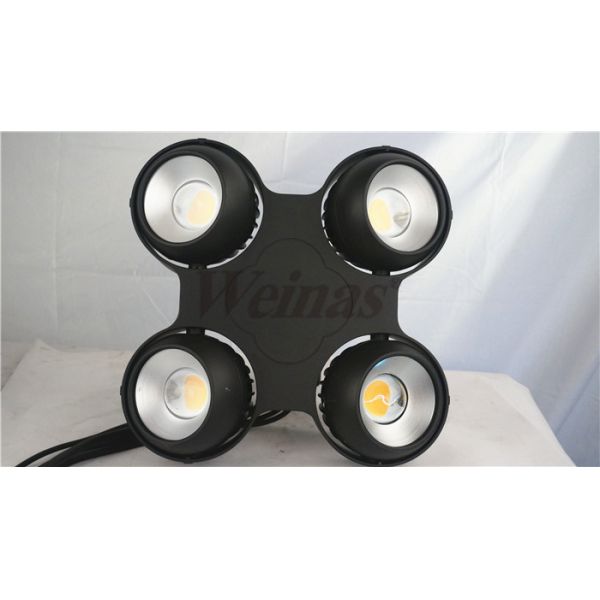 Led Par Can Lights Warm White 4 Eyes COB Led TV Show Audience Blinder Light