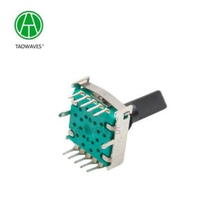 17mm Household Appliances Multiway Control Switch with Knob Operation 2-9