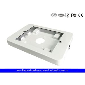 White or Matt Black Ipad Kiosk Stand Case With Rugged Metal Holder