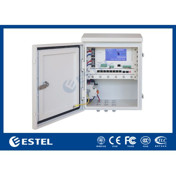 Outdoor Solar Powered Smart Cabinet With MPPT Controller Rated Discharge Current 20A