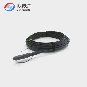 Toneable Flat Sst Ftth Drop Cable Pre Connectorized G657a2 Optitap To Sc Apc