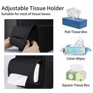 Auto Accessories Car Garbage Can with Car Liner Removable Storage Bag and Wet