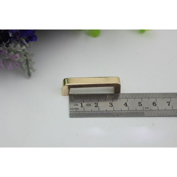 Bag accessories nickel color 31 mm zinc alloy metal arch bridge with hanging plating