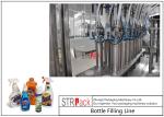 Automatic Liquid Detergent Filling Machine, Liquid Soap Filling Line With Piston