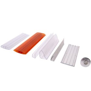 100% Virgin Polycarbonate Accessories H Polycarbonate Profile Joints