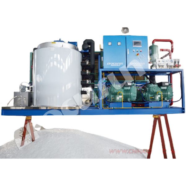 Quality 20 Tons Ice Flake Machine with 3600 KG Capacity and 1.5mm-2.2mm Ice Size Guarantee wholesale