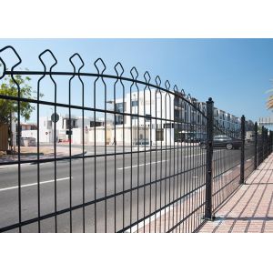 Robust Green Mesh Fencing Wire Fence Gate Low Carbon Steel Wire Material