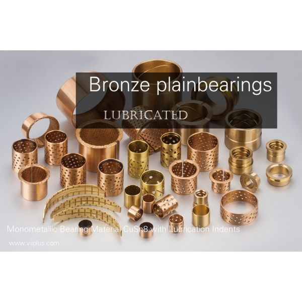 Tin Bronze Cusn6 Cusn8 Flanged Sleeve Bearings B09-K Series