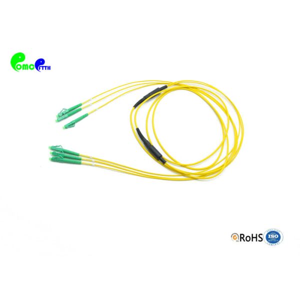 High Density Optical Fiber Patch Cable 3F LC APC - LC APC 9/125μM OS2 G657A1