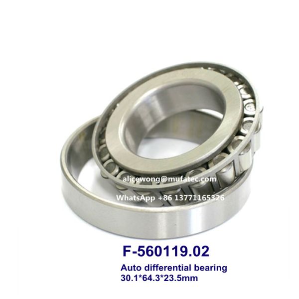 F-560119 F-560119.02.SKL automatic differential bearing taper roller bearings 31.1*64.3*23.5mm