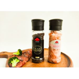 Plastic Refillable Salt And Pepper Grinder Customized Colors