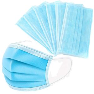 Cheap High Breathability Blue Medical Face Mask With Splash Repellant Barrier for sale