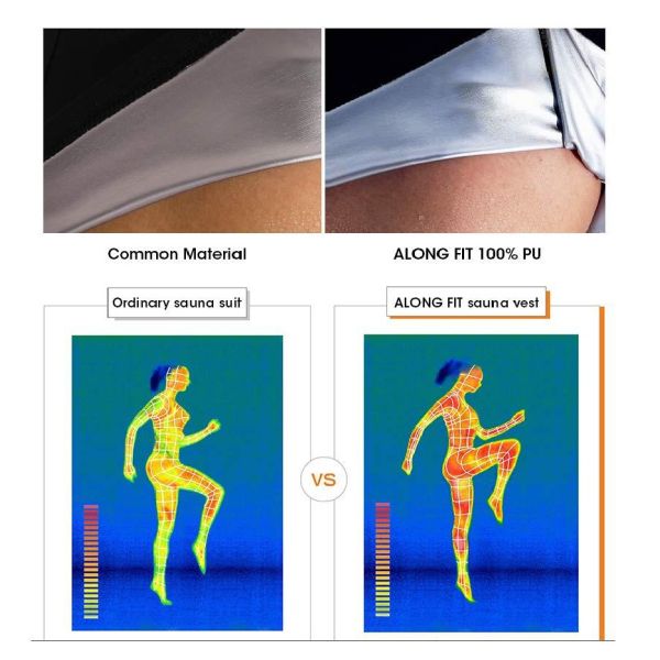 N8000 Silver Nano Waterproof Waist Trainer Workout Belt For Exercise