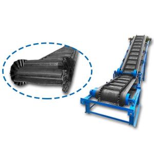 Professional Belt Conveyor Machine , Inclined Belt Conveyor 60 Degree Powerful