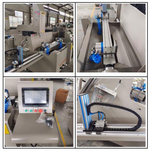 800mm Small Copy Router CNC Drilling Machine Aluminum PVC UPVC Window Door Machinery