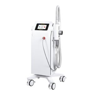 Portable Laser Beauty Machine with Air Cooling System and 2 Handles for Effective Skin Rejuvenation