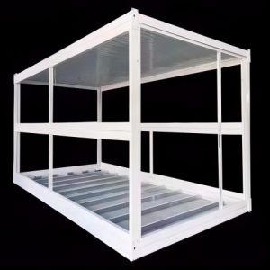 Modular Fold Up House Sandwich Panel Fireproof Foldable Expanding Cabin