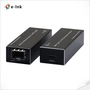 Micro Mini USB-C 3.0 to 2.5G SFP Network Adapter Provides a fiber network connection to portable laptops or tablets