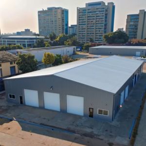 Wind Proof Steel Structure Building Industrial Use Prefabricated Workshop Sheds