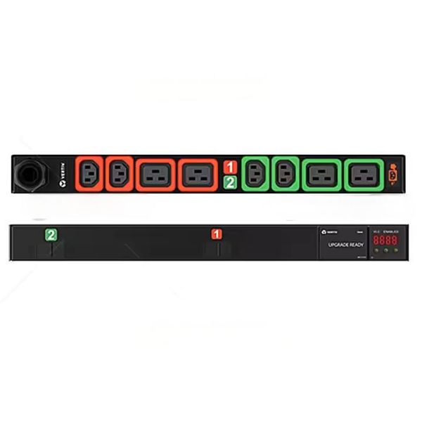 Quality Vertiv Geist GU2 Smart Switch PDU Modular C13/C19 Rack Power Distribution 32A/10A/16A/20A Intelligent PDU With Energy Monitoring For Data Centers wholesale