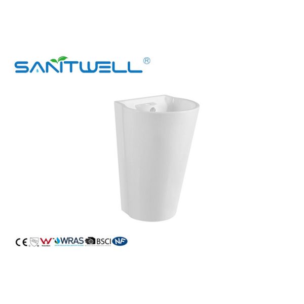 Quality High Quality Durable Ceramic Chaozhou Toilet Wash Basin With Pedestal Size 465 * 480 * 805mm wholesale