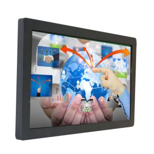 Industrial Touch Screen Display Monitor / 65 Inch Lcd Monitor With Toughened