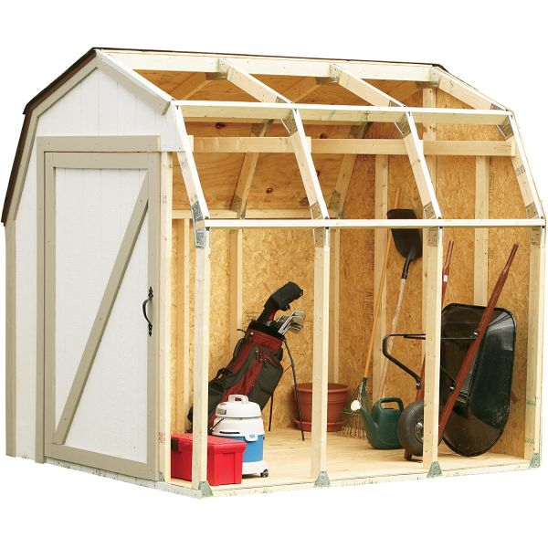 2mm Thickness Custom Shed Kit with Peak Roof Fast Framer Universal Storage Shed Framing Kit