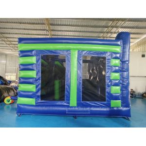 Digital Printing Inflatable Bounce House With Slides Super Mario Inflatable