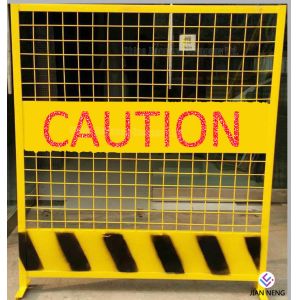 Reused Foundation Pit Border Edge Protection Guardrail Yard Separation Pure Color