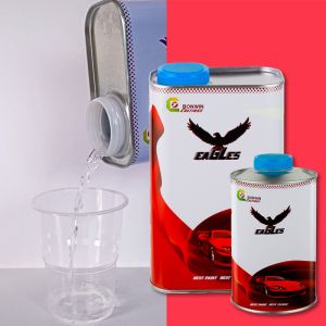 High Consistency Clear Coat Varnish 1L X 12 High Coverage For Automotive Paint