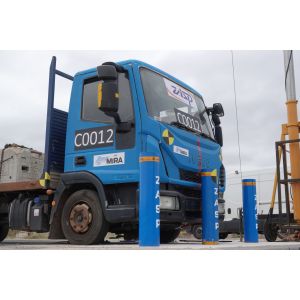 China Removable Bollards with 1000±5mm Height Above Ground, 350mm Foundation Depth, and 2mm Thickness for High Security Traffic Control on sale