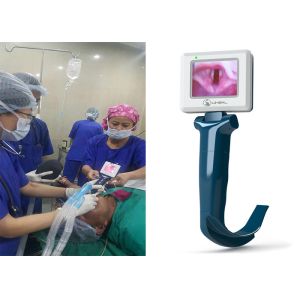 China 3.7V Rechargeable Battery Reusable Anesthesia Video Laryngoscope With USB Port on sale