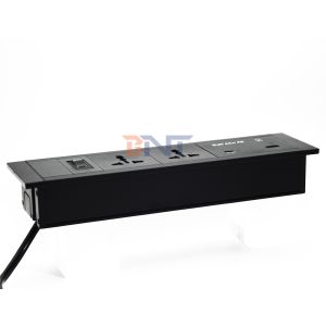 Recessed Tabletop Socket Universal Power Outlets USB A+C Ports 65W Max Output US