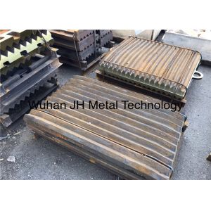 Customized Jaw Crusher Spare Parts Fixed Jaw Plate For Small Jaw Crusher