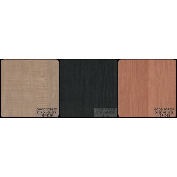 OEM Dyed ASH Grey Veneer Crown Cut / Straight / Irregular Texture Grain