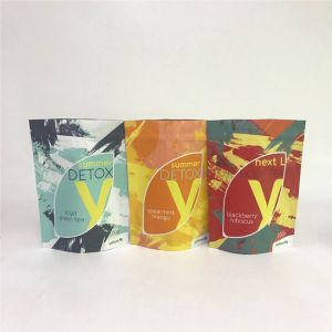 Resealable Glossy Surface MOPP VMPET Mylar Stand Up Bags