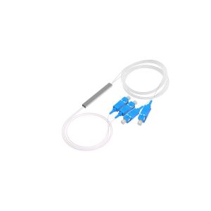 PLC Fiber Optic Splitters 2xN Mini Type Planar Lightwave Circuit