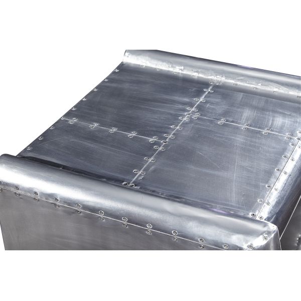 Genuine Leather Handle Vintage Antique Storage Trunk 1 Drawer Strong Canvas For Office