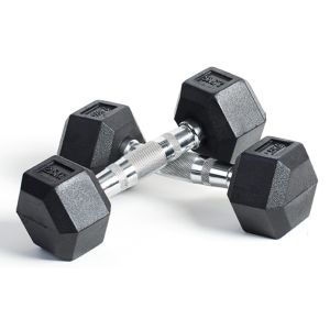 dumbbells hexagonal, 5kg dumbbells hexagonal, hexagonal rubber dumbbells,10kg